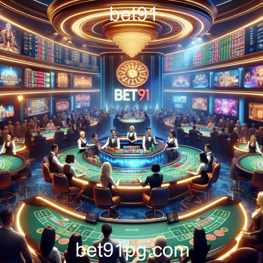 A Emoção do Cassino Ao Vivo no Bet91